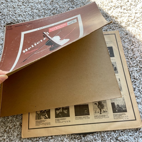 JASCHA HEIFETZ violin ENCORES emanuel BAY piano RCA LM-1166 Vinyl Records - Picture 5 of 5